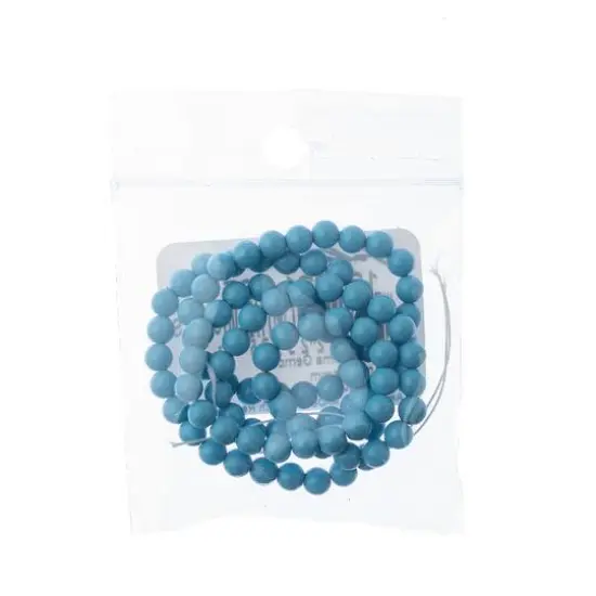 Preciosa Gemcolor Aqua Blue Pearl Maxima Beads, 100ct. {3}
