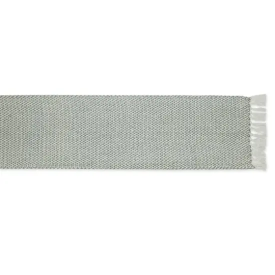 DII&reg; 108" Woven Fringed Table Runner Artichoke {4}