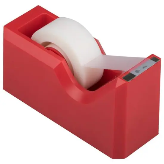 JAM Paper Stapler, Tape Dispenser & Pen Holder Trio Kit Red {5}