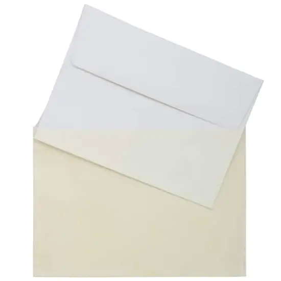 JAM Paper 5.063" x 7.188" Cello Sleeves with Self Adhesive Closures, 100ct. Yellow {6}