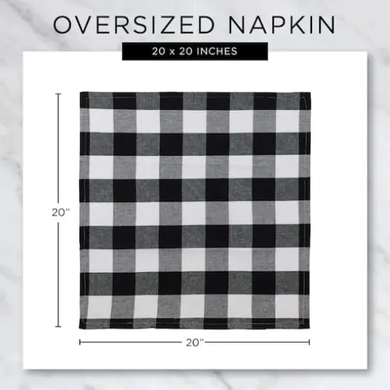 DII&reg; Solid Oversized Napkin, 6ct. Storm Blue {6}