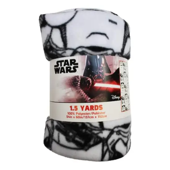 Camelot Fabrics Star Wars Stormtrooper Fleece Precut Fabric Bundle {1}