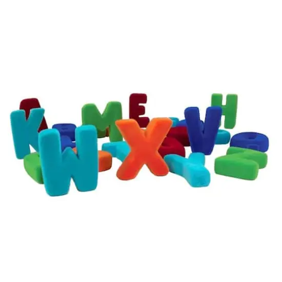 Rubbabu Bright Squishy Alphabet Set {4}