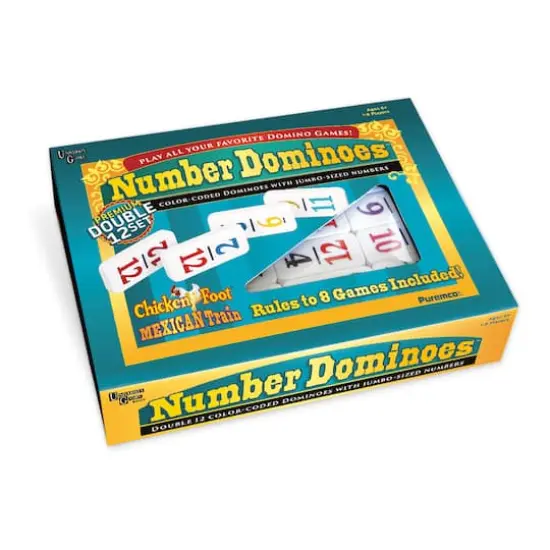 Puremco Number Dominoes&trade; Premium Double 12 Set {1}