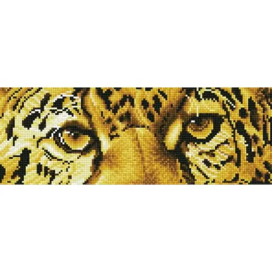 Diamond Dotz&reg; Intermediate Leopard Spy Diamond Painting Kit {1}