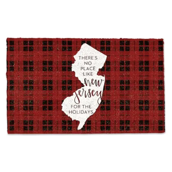 New Jersey for the Holidays Doormat {1}