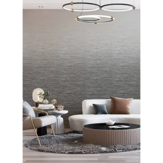 Katie Hunt Light Gray Ombre Mist Wall Mural {6}