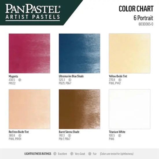 PanPastel&reg; 6 Color Artist Pastels Set Portrait {4}