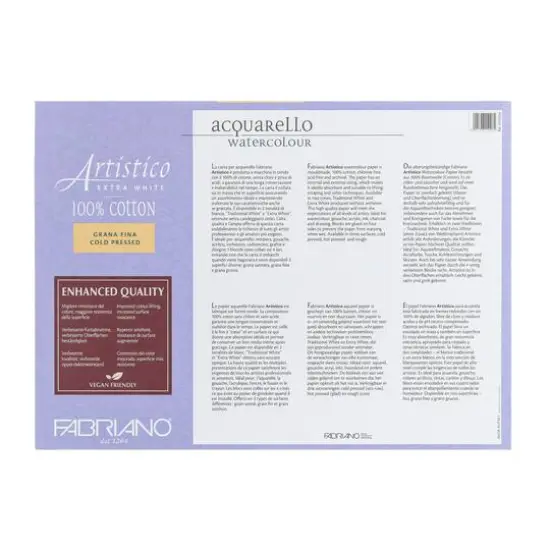 Fabriano® Artistico Extra White Cold Press Watercolor Block {5}