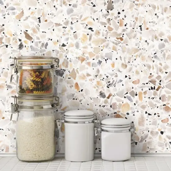 RoomMates Terrazzo Peel & Stick Wallpaper Tan {5}