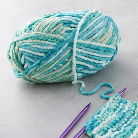 Bernat&reg; Baby Blanket&trade; YarnBaby Blue-Green {3}