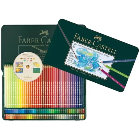 Faber-Castell&reg; 120 Color Albrecht Durer Watercolor Pencil Tin Set {1}