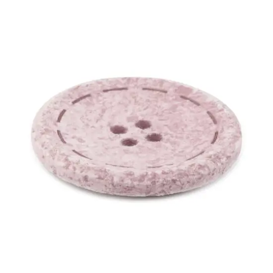 Dritz® 30mm Recycled Cotton Round Stitch Button, 3ct. Mauve {4}