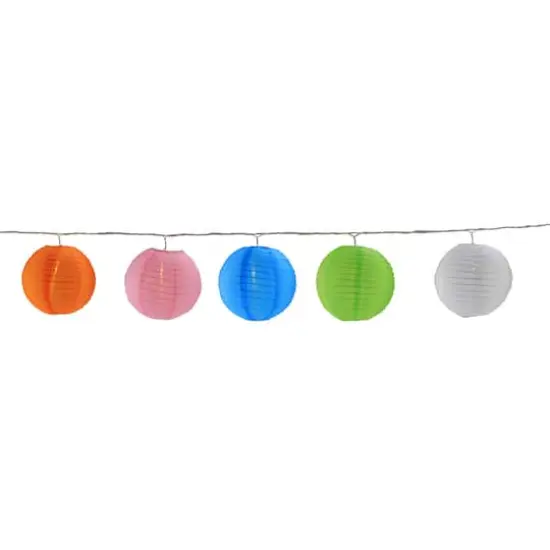 10ct. Summer Paper Lantern String Lights {1}
