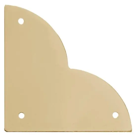 Dritz Home&reg; Large Brass Smooth Quatrefoil Corners, 4ct. {7}