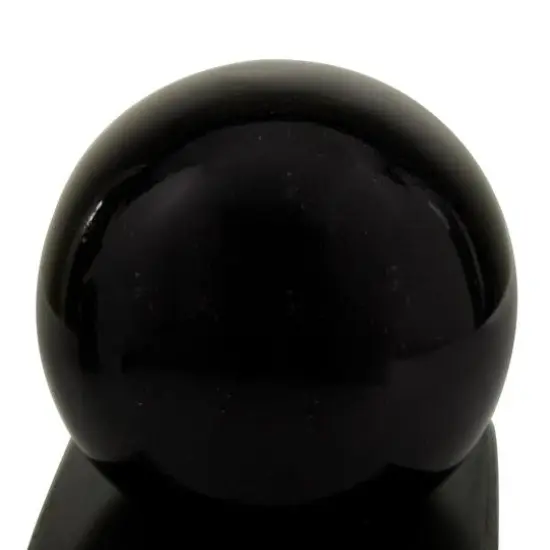 CosmoLiving by Cosmopolitan 7" Marble Orb Bookend Set Black {5}