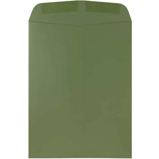 JAM Paper 9" x 12" Open End Catalog Premium Envelopes, 25ct. Olive {4}