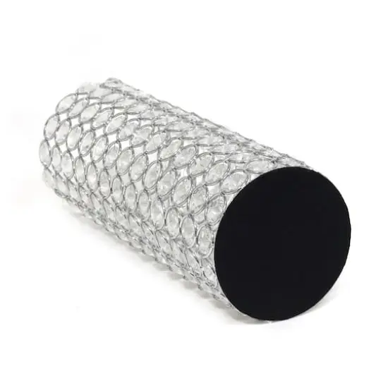 Elegant Designs&trade; 11" Chrome Crystal Decorative Vase {9}