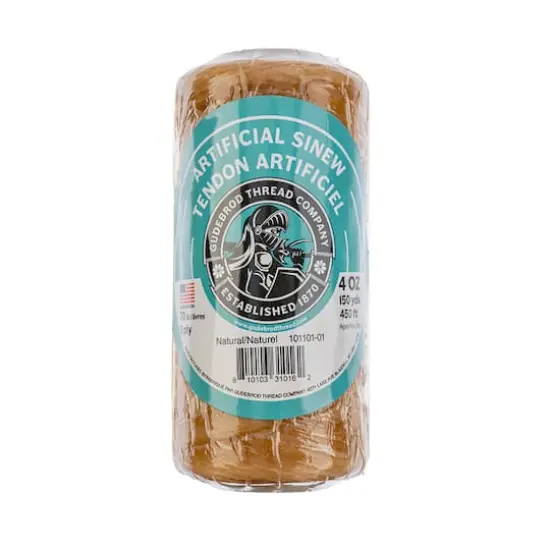 Gudebrod Artificial Sinew, 150yd. Natural {1}