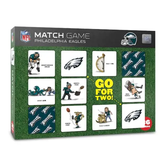NFL Memory Match Game Philadelphia Eagles {1}