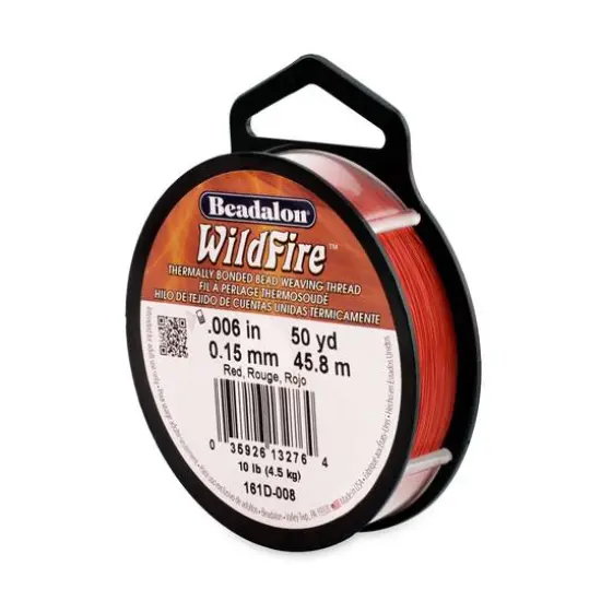 Beadalon&reg; Wildfire&trade; 0.15mm Bead Weaving Thread, 50yd. Gray {2}