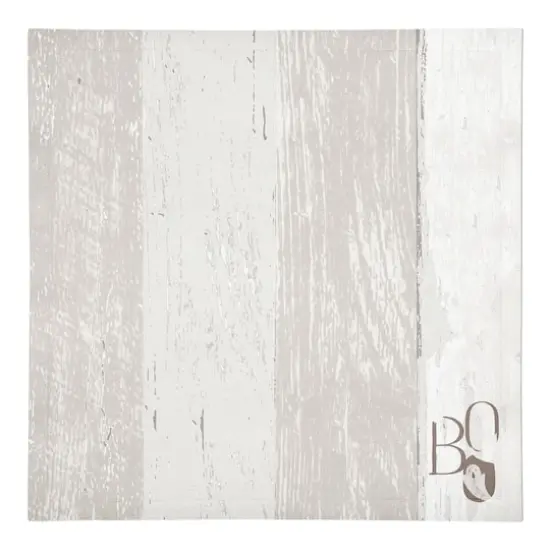 Boo Faux Wood 10" x 10" Cotton Twill Napkin {1}