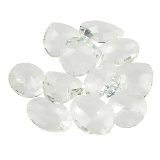 Faceted Glass Rhinestone Pendant Bead Mix by Bead Landing&trade; Clear {1}