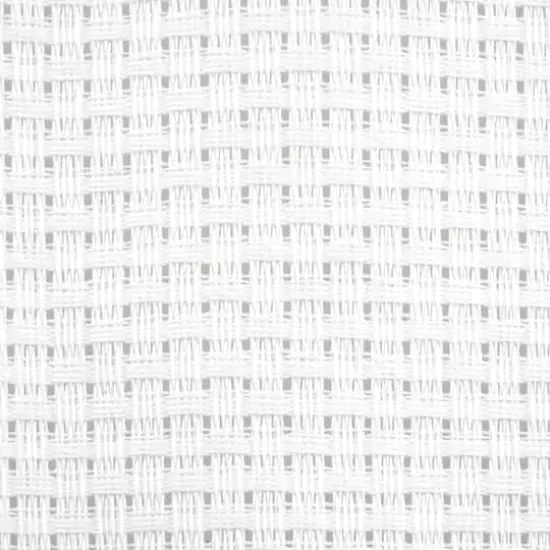White Herta Cross Stitch Fabric by Loops & Threads®, 15" x 18" {4}