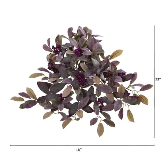 23" Fall Laurel Leaf with Berries Plant Set {3}