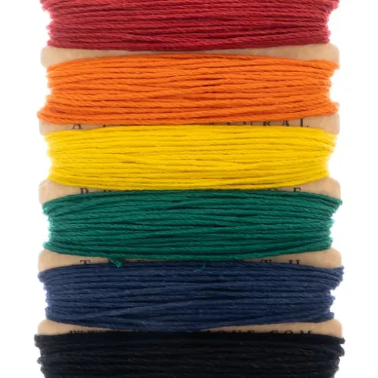 Hemptique® Crafter's Favorite 20lb. Crayon Rainbow Hemp Cord Mix {3}