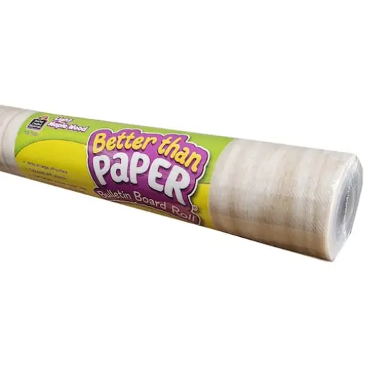 Teacher Created Resources Better Than Paper&reg; Light Maple Wood Design Bulletin Board Roll, 4ct. {3}
