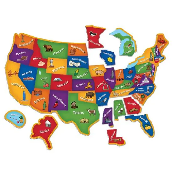 Learning Resources Magnetic U.S. Map Puzzle {1}