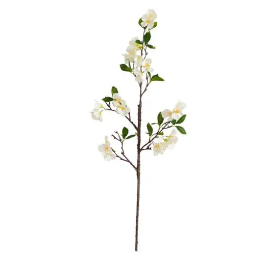 38" White Blossom Flower Stems, 3ct. {1}