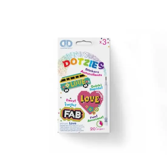 Diamond Dotz&reg; Dotzies&reg; Love Stickers Kit {3}