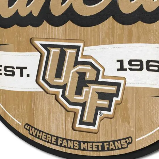 NCAA Fan Cave Sign Central Florida Knights {6}