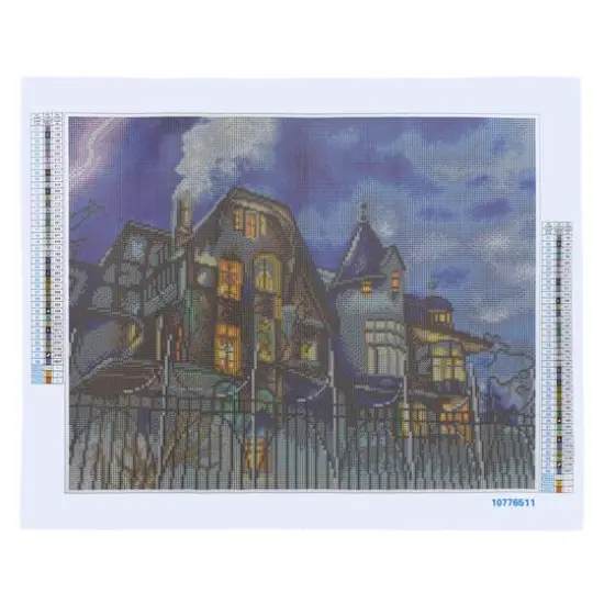 16" x 20" Haunted Mansion Diamond Art Kit by Make Market&reg; {3}