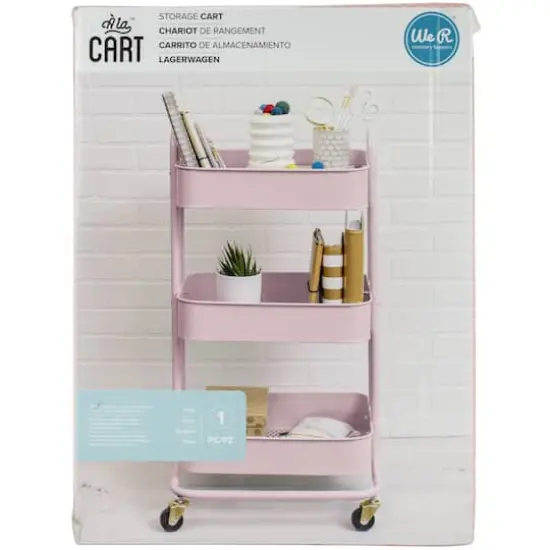 We R Memory Keepers&reg; 3-Tier A La&trade; Cart Pink {3}