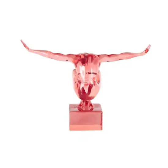 19" Posing Decorative Sculpture Pink {7}