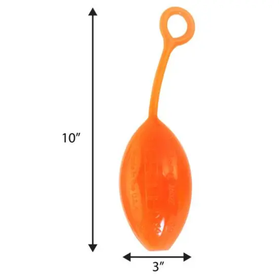 Ruff Dawg&trade; Football Flyer Rubber Indestructible Retrieving Dog Toy {4}