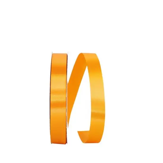 JAM Paper 7/8" x 100yd. Single Face Satin Allure Ribbon Pumpkin {1}