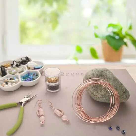 The Beadsmith&reg; Wire Elements&trade; 18 Gauge Tarnish Resistant Medium Temper Square Wire, 4yd. Rose Gold {5}