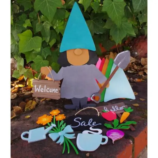 Leisure Arts&reg; Wooden Gnome Girl Basics Kit {6}