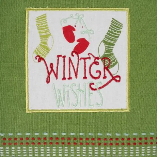 DII&reg; Cozy Christmas Embellished Dishtowel Set {11}