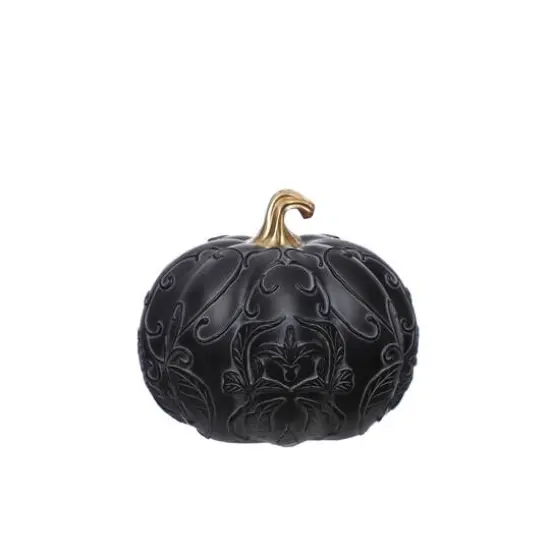 6" Black Pumpkin Tabletop D&eacute;cor by Ashland&reg; {1}