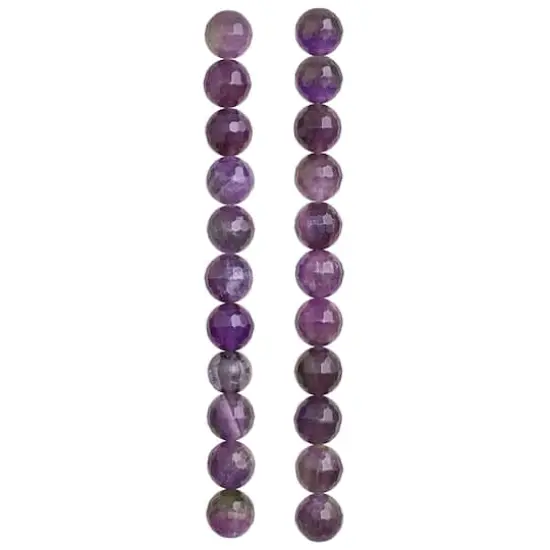 Faceted Amethyst Round Beads, 8mm by Bead Landing&trade; {4}