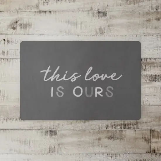 18" x 27" This Love Is Ours Floor Mat {3}