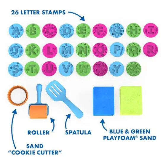 Educational Insights Playfoam Sand ABC Cookies Set {3}