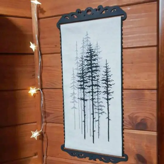 Crystal Art Foggy Forest Mixed Technique Stitch Kit {6}