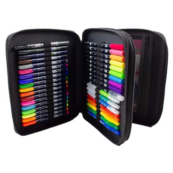 Tombow Black Zipper Marker Case {8}