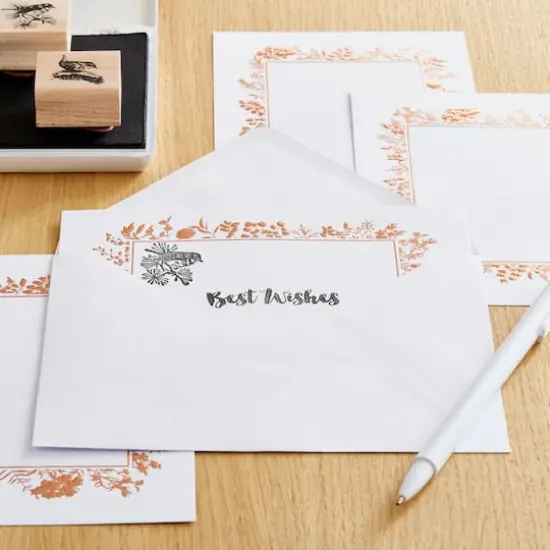 Floral Flat Cards & Envelopes by Recollections&trade;, 5" x 7" {4}